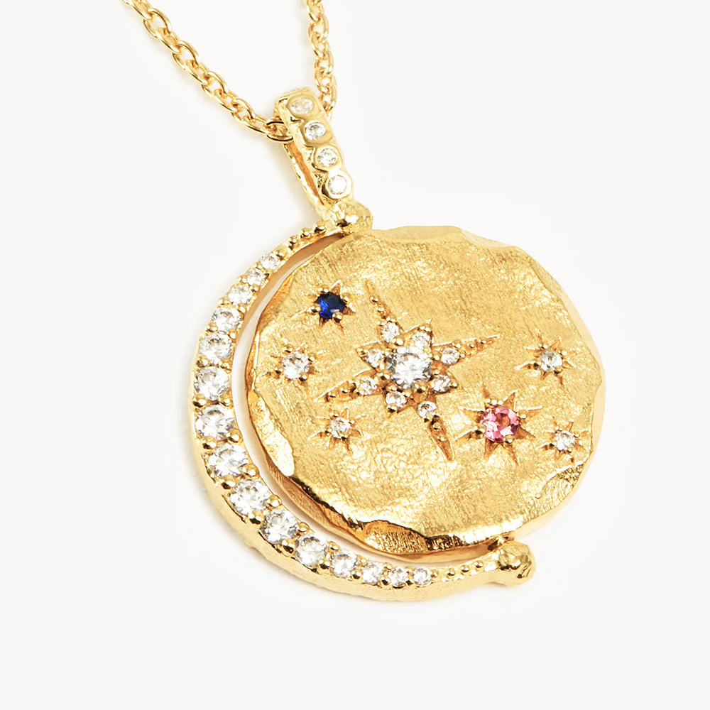 Dancing in Starlight Spinner Necklace - Gold Vermeil