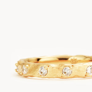 Cosmic Crystal Ring - Gold Vermeil