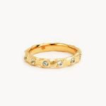 Cosmic Topaz Ring - Gold Vermeil